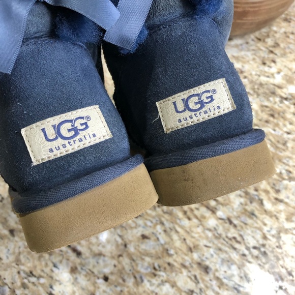UGG Bailey Bow II Water-Resistant Boots in Blue 7 - Picture 10 of 11